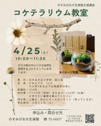 コケテラリウム教室